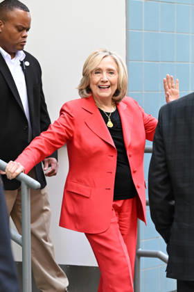 USA, Hillary Clinton visits Tribeca Film Festival in New York