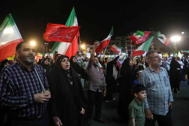 Iran, Pro-Regierungs-Kundgebung in Teheran