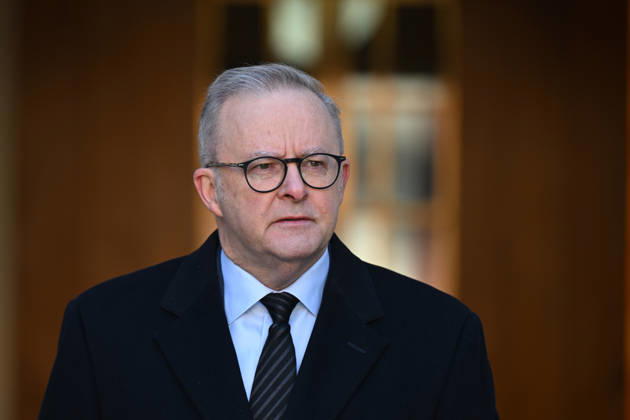 Australia, Anthony Albanese press conference in Canberra