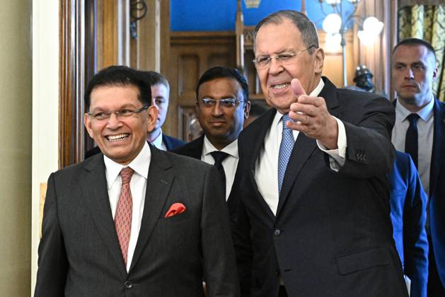 Russia, Sergei Lavrov meets Khalilur Rahman in Moscow
