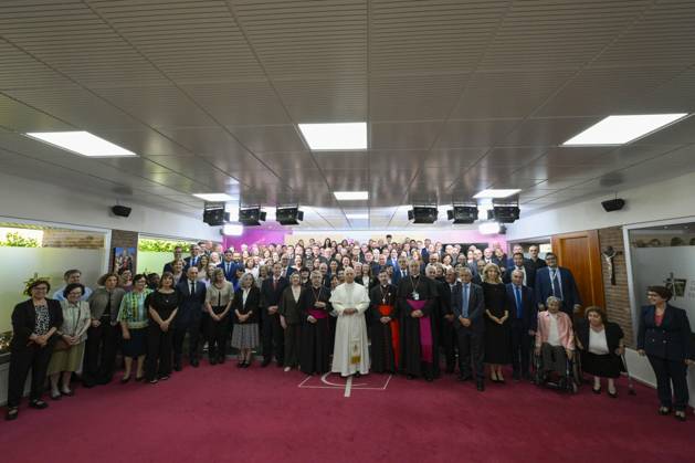 Spanien, Papst Leo XIV trifft Spaniens Bischöfe in der Bischofskonferenz in Madrid