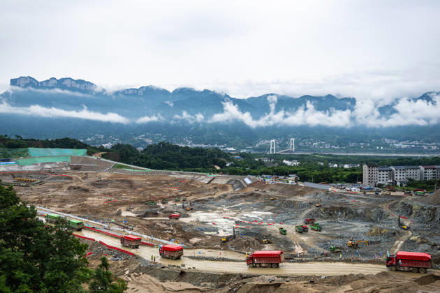 China, Baustart für neues Three-Gorges-Wasserwegprojekt in Yichang