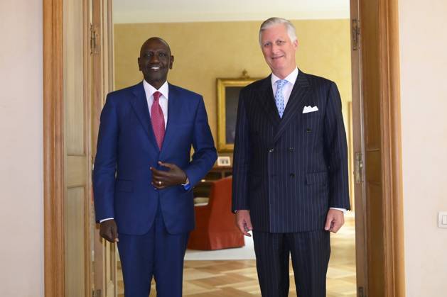 Royals, King Philippe of Belgium meets William Ruto in Brussels