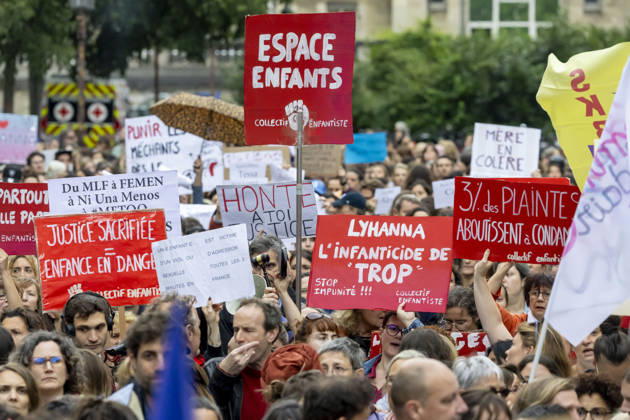 Frankreich, Proteste nach dem Tod der elfjährigen Lyhanna in Paris