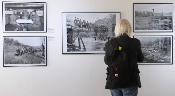 Prague, photo exhibition on the history of Czechoslovakia