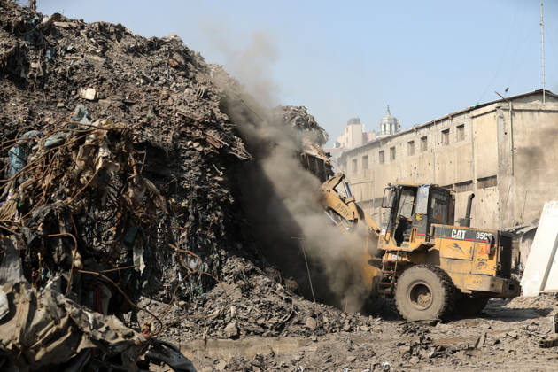 Gaza, waste disposal in Gaza City