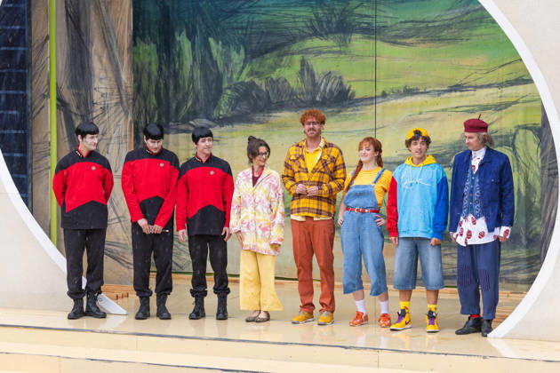 Arts, Spook from Outside or Karasek's Treasure Photo rehearsal on the occasion of the 30th Bautzen Theatre Summer