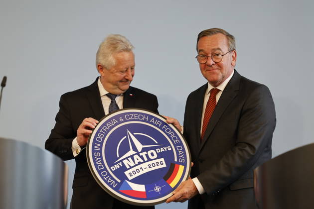 Berlin, Boris Pistorius meets Jaromir Zuna