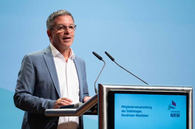 NRW, Mitgliederversammlung Städtetag in Oberhausen