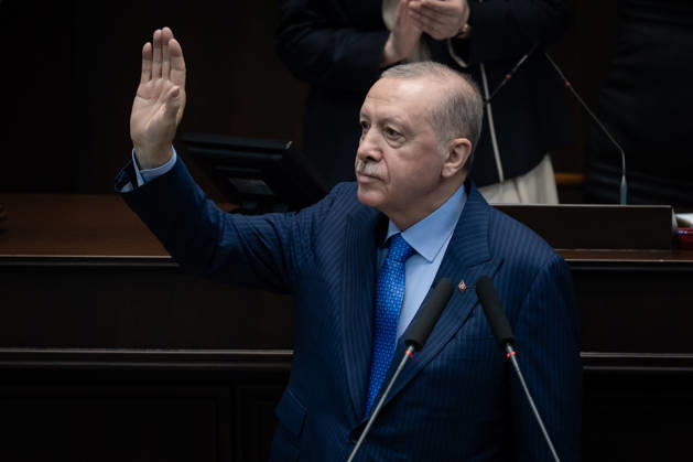 Turkey, AK party meeting in Ankara with Recep Tayyip Erdogan