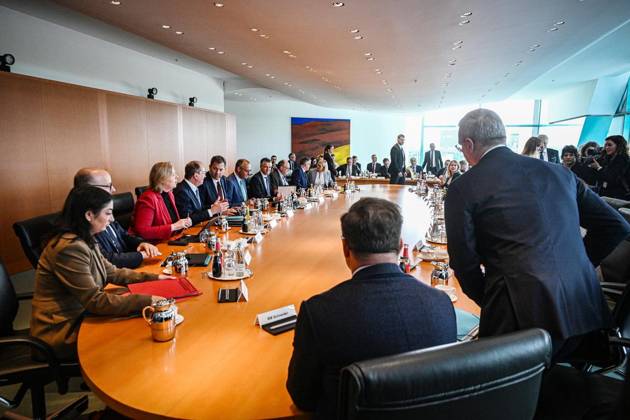 Berlin, Kabinettssitzung im Kanzleramt