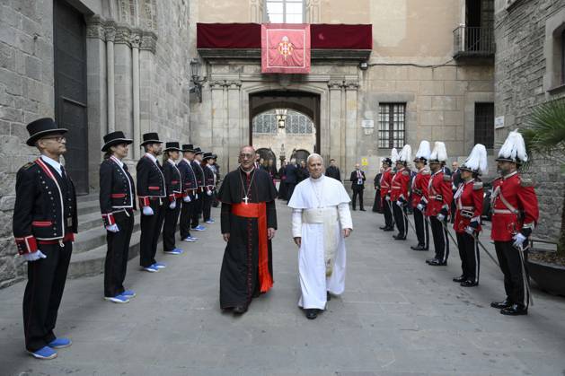 Spanien, Papst Leo XIV. Abreise aus Barcelona