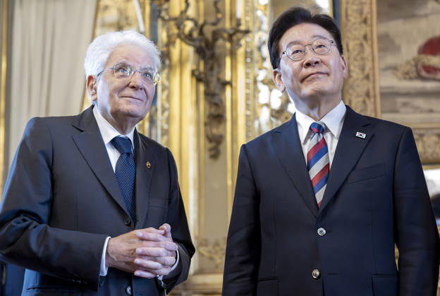 Italien, Sergio Mattarella trifft Lee Jae Myung in Rom