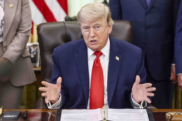 USA, Donald Trump unterzeichnet Proklamation zur kommerziellen Fischerei in Washington