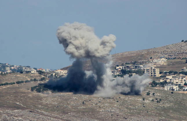 War in the Middle East, Lebanon, attacks near Nabataea
