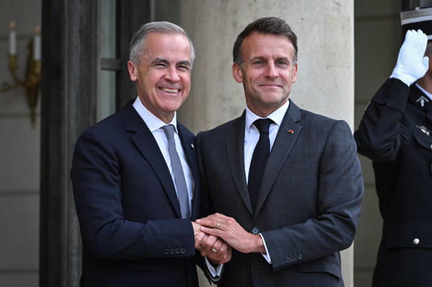 France, Emmanuel Macron receives Mark Carney in Paris
