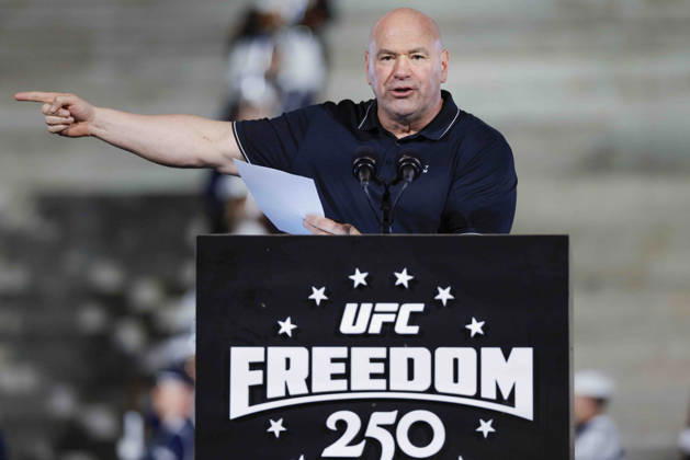 USA, UFC press event at the White House in Washington