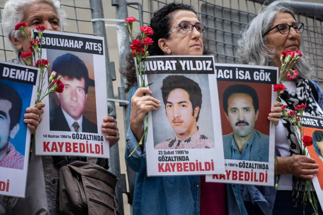 Turkey, vigil for missing persons in Istanbul