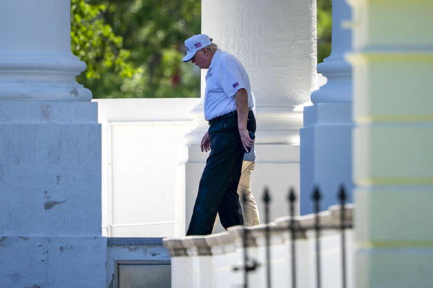 USA, Donald Trump leaves White House in Washington DC