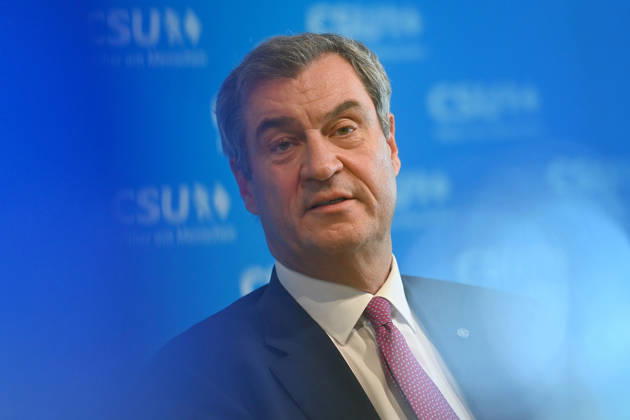 Bayern, Pressekonferenz nach Sitzung des CSU-Vorstands in München