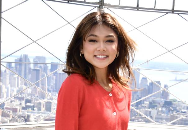 Celebrity, Momona Tamda besucht Empire State Building in New York