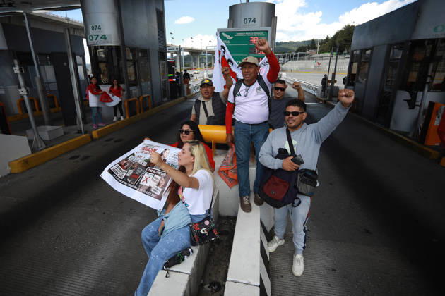 Mexiko, Proteste von Lehrern in Mexiko-Stadt