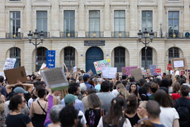 France: Protests against violence against minors in Paris