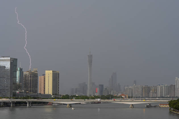 China, severe weather in Guangzhou