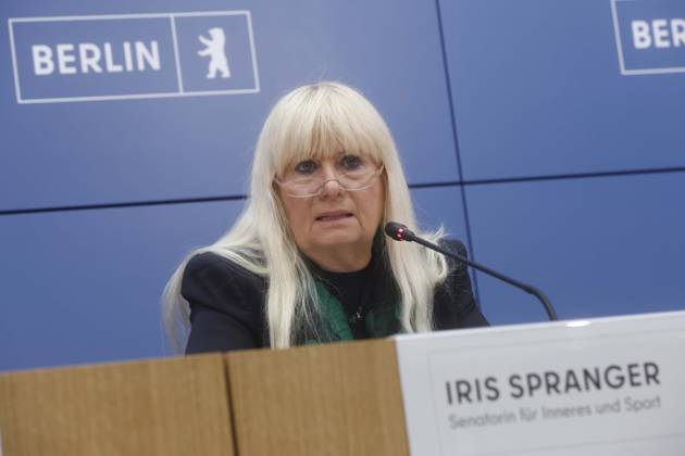 Berlin, Pressekonferenz nach der Sitzung des Senats im Roten Rathaus