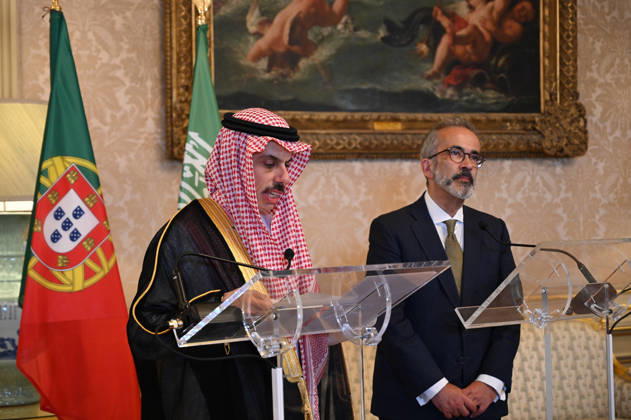Portugal: Paulo Rangel meets Faisal bin Farhan al Saud in Lisbon