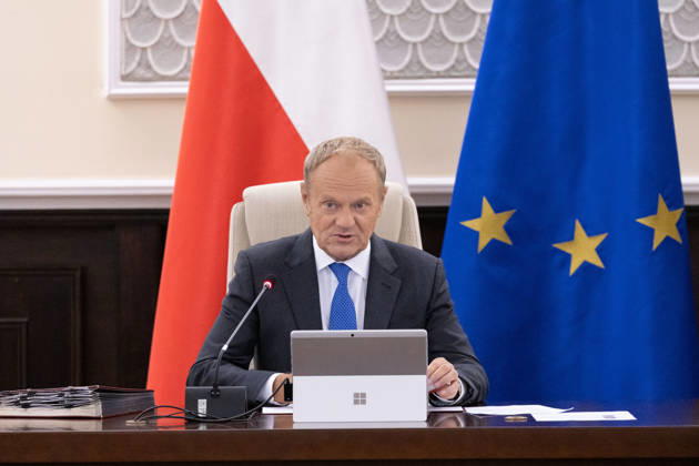 Polen, Donald Tusk bei Regierungstreffen in Warschau