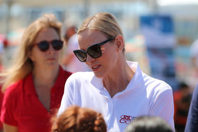 Italy: Princess Charlene of Monaco at an event organised by the Charlene of Monaco Foundation in Viareggio