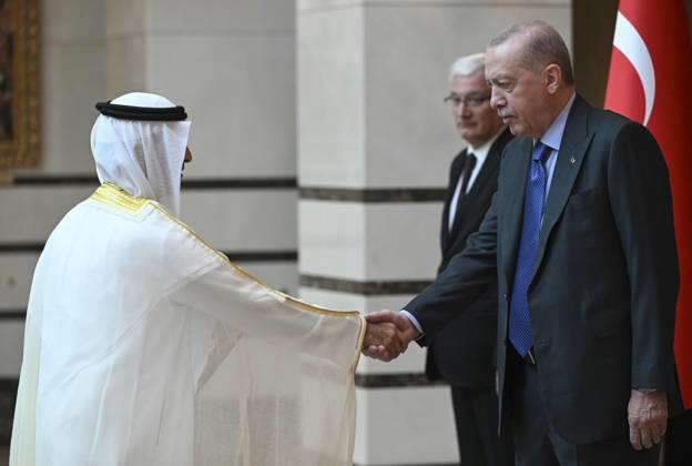 Türkei, Recep Tayyip Erdogan trifft Botschafter in Ankara