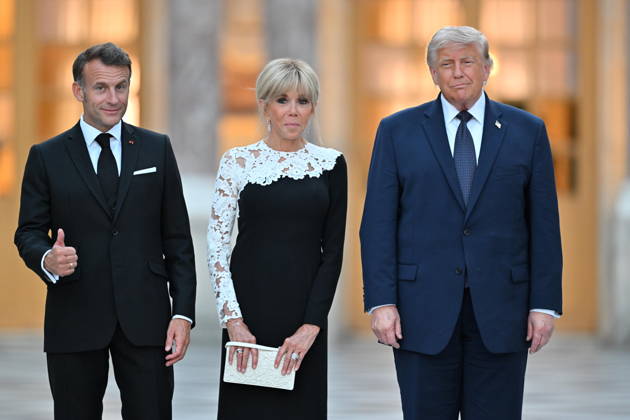 France, dinner for Donald Trump at the Palace of Versailles
