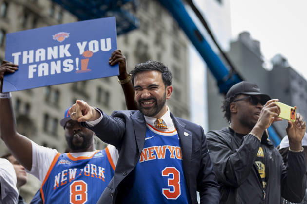 USA, New York Knicks Championship Parade in New York