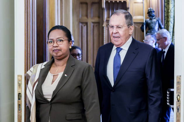 Russia, Sergei Lavrov welcomes Alice N Diaye to Moscow