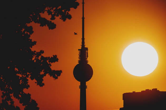 Sunset in Berlin