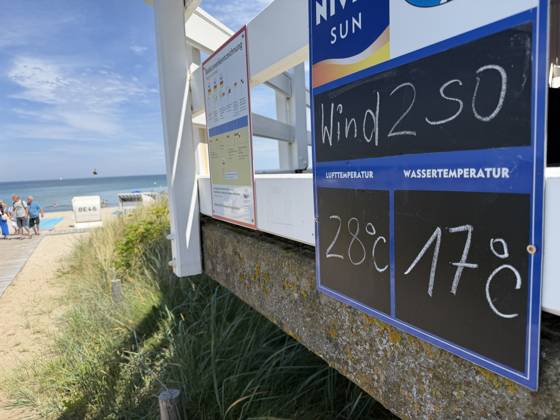 Mecklenburg-Vorpommern, Heißer Sommertag an der Ostsee in Kühlungsborn