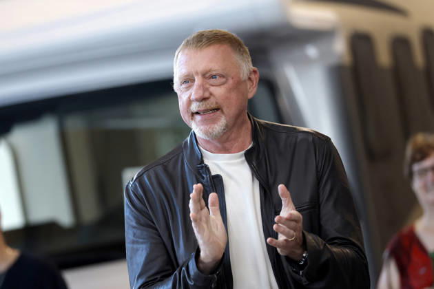 Celebrity: Boris Becker at the summer promotional days at the Bad Honnef motorhome park