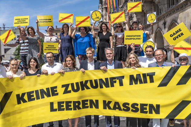 Bavaria: Protest in Munich over the financial situation of local authorities