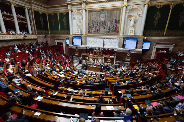 Frankreich, Parlamentssitzung in Paris