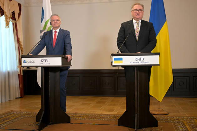 Ukraine: OECD Secretary-General Mathias Cormann in Kyiv