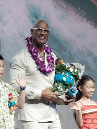Celebrity, Dwayne Johnson Pressetermin in Shanghai
