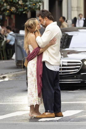 Film, Dreharbeiten zum Film Hello and Paris mit Kate Hudson und Javier Bardem in New York