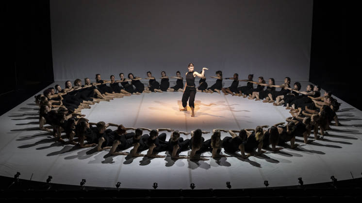 London, UK-Premiere von Colossus von Choreografin Stephanie Lake im Southbank Centre