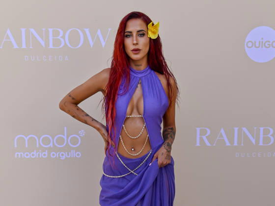 Red Carpet, Dulceida Rainbow Photocall in Madrid