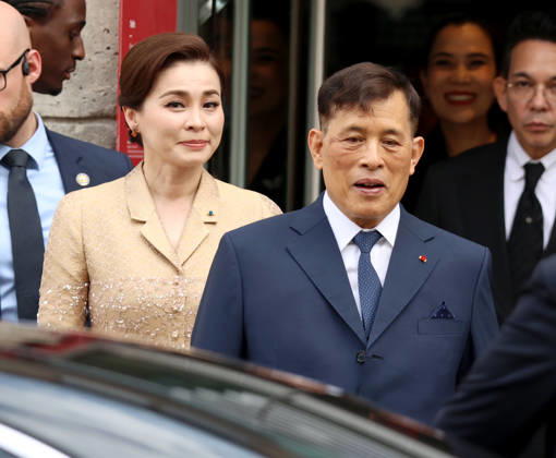 Royals, Thailand, König Vajiralongkorn und Königin Suthida in Paris