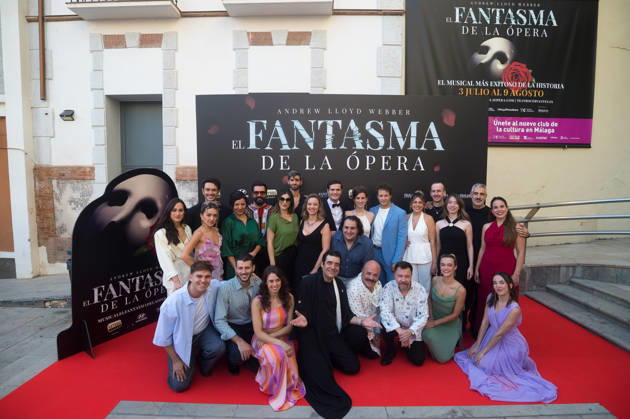 Arts, Bühne, The Phantom of the Opera Photocall in Malaga