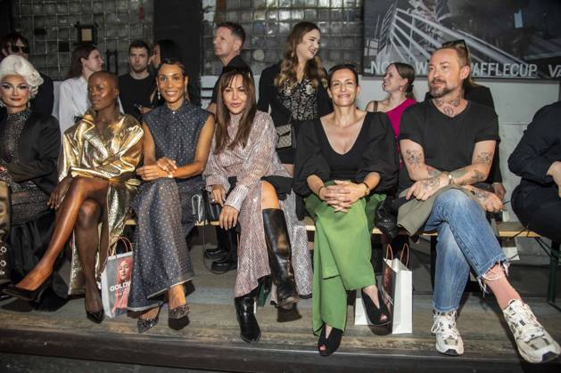 Mode, Berlin Fashion Week, Gäste der Kilian Kerner Modenschau