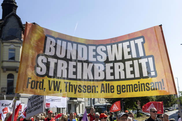 IG Metall ruft Automobil-Beschäftigte bundesweit zum Protest, Archivbilder